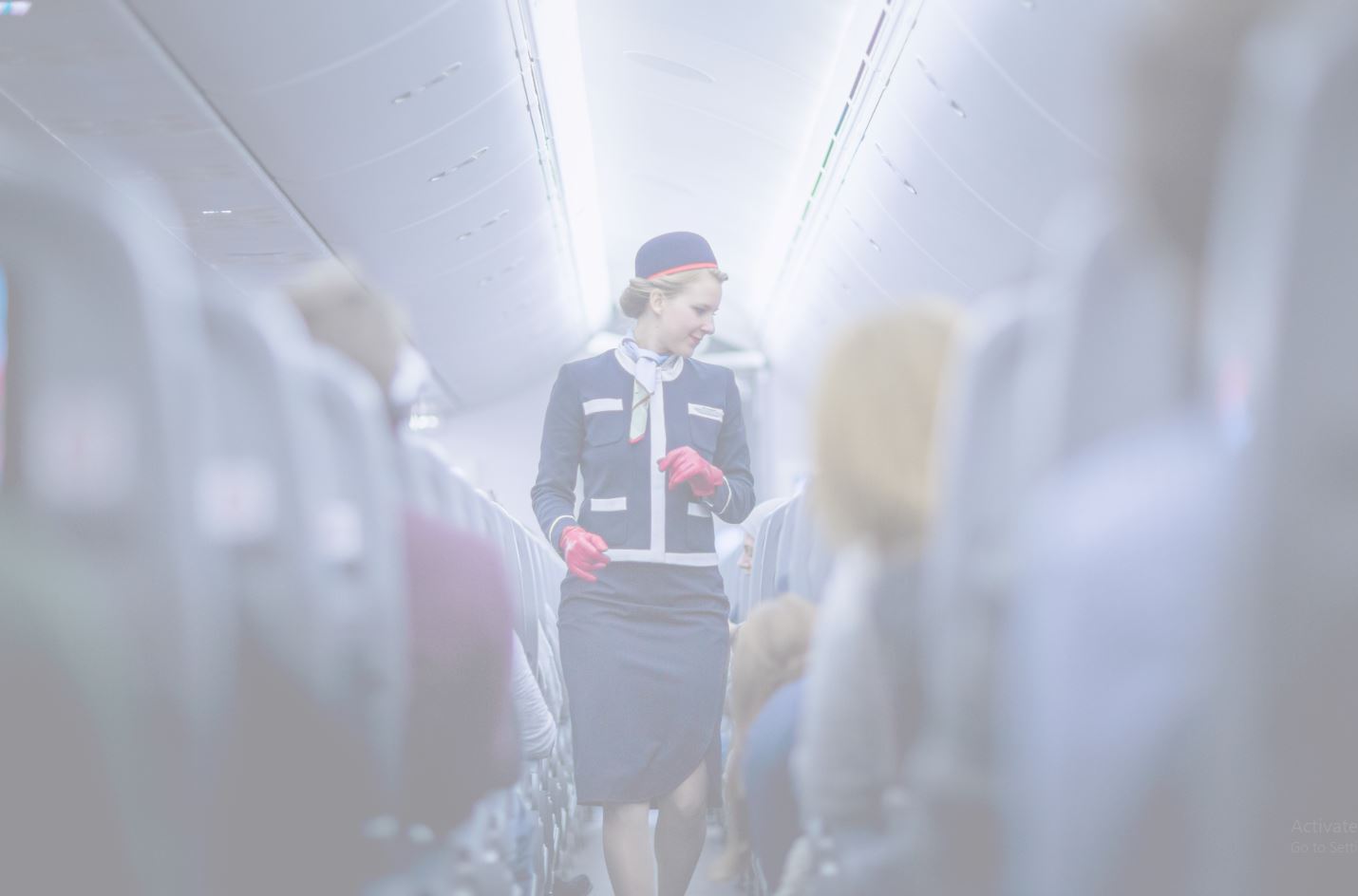 Stewardess aisle